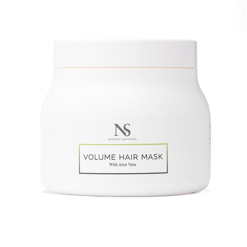 Nunzio Saviano Volume Hair Mask - Lightweight Deep Conditioning Treatment with Aloe Vera - 16.9 oz / 500 mL - Adds Volume, Hydration & Shine