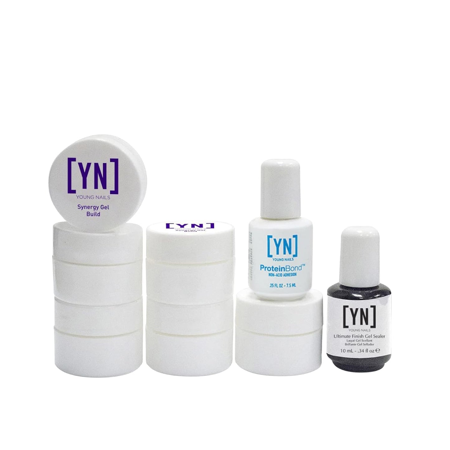 Young Nails Professional Nail Kit - Complete Starter Set for Beginners & Pros | Home Use Accessories
