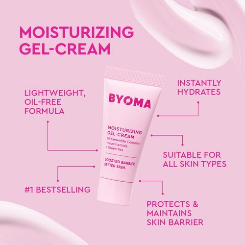 BYOMA So Hydrating Set - Barrier Repair Skincare Trio - Cleanser, Serum & Moisturizer for Dry Skin - 30ml, 15ml, 15ml