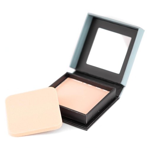 Palladio Pressed Rice Powder - Oil-Absorbing Face Mattifying Setting Powder | Translucent Compact with Mirror & Sponge
