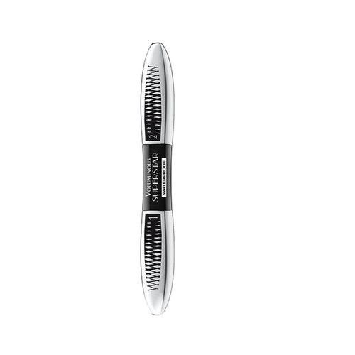 L'Oreal Paris Voluminous Superstar Mascara - Waterproof Formula in Black, 0.41 Fl. Oz