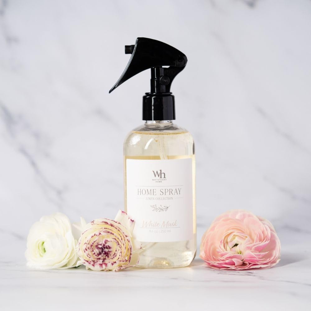 White Musk Home Spray - Refreshing Linen Collection | 250ml for Invigorating Ambiance