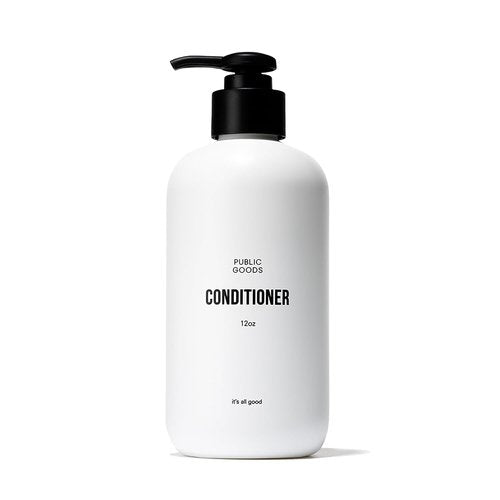 Public Goods Conditioner - Natural Moisturizing Formula for Dry Hair | Organic Essential Oils | 12 Fl Oz