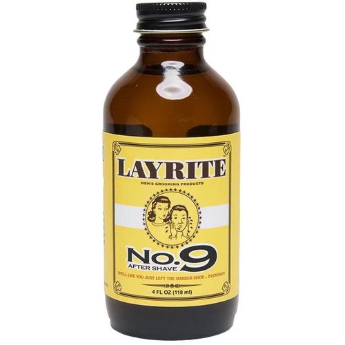 Layrite No.9 Aftershave - Soothing Formula for Irritated Skin | 4 oz Bottle