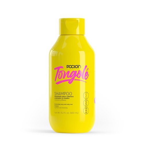La Pocion Tongolé Shampoo - Nourishing Formula for Wavy & Curly Hair | 15.2 Fl Oz (450 ml)