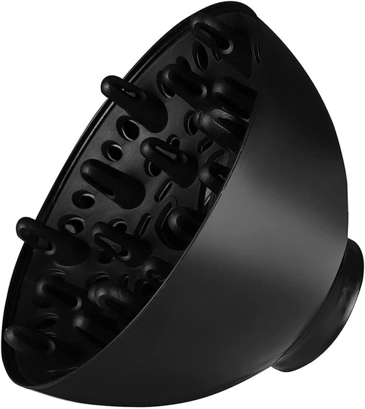 Universal Black Hair Dryer Diffuser - Perfect Attachment for Curly Hair Styling
