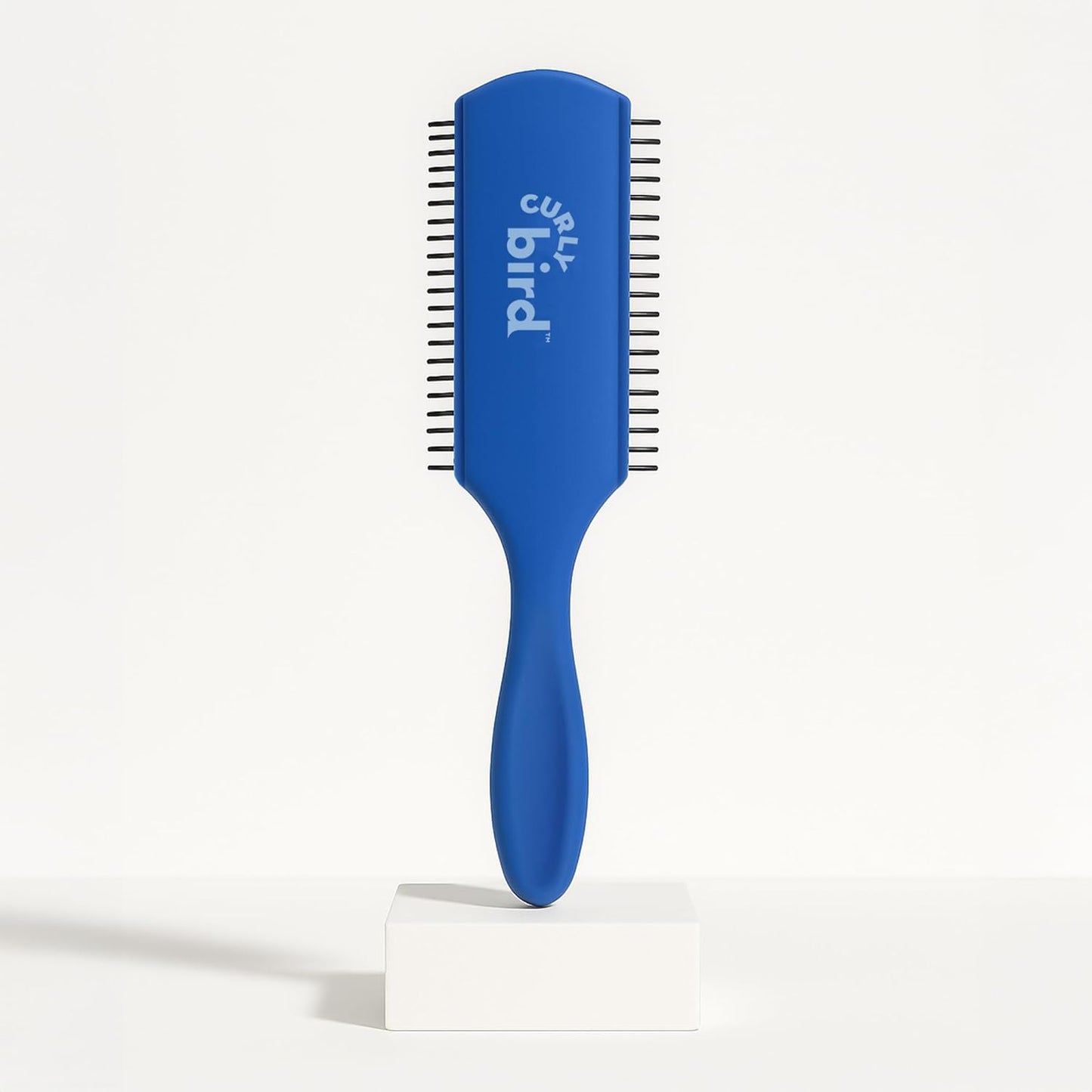 Curly Bird Curl Defining Brush - 7-Row Detangling & Styling Tool for All Hair Types | Ideal for Women, Men & Kids