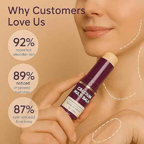 Calcium Multi Balm Stick, Anti-aging Firming & Sagging Anti Wrinkle Collagen Calcium Volume Multi Balm.(1Pcs)