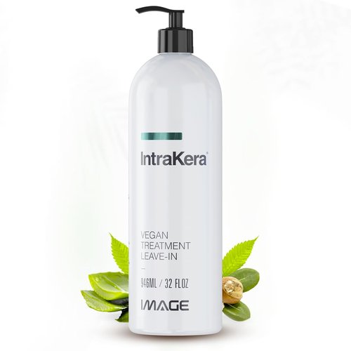 Intrakera Leave-In Conditioner - Frizz Control for Curly & Straight Hair - 32 Fl Oz | Keratin Replenisher & Detangler