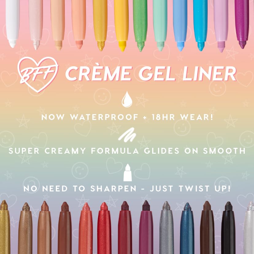 ColourPop BFF Crème Gel Waterproof Eyeliner Kit - 18HR Ultra-Pigmented Neutral Pencils | 3 Shades: Sunnyvale, Swerve & Brew Haha
