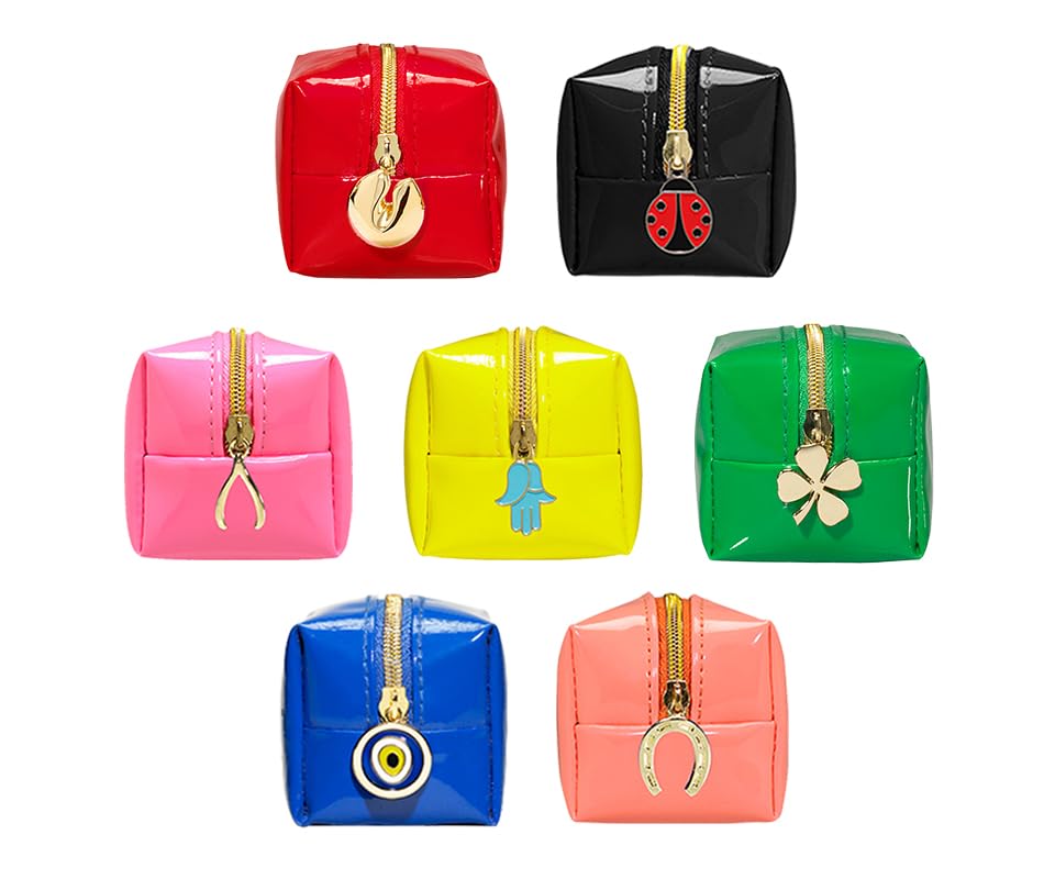 Pinch Provisions Good Luck Minimergency Kit, Includes 17 Travel-Sized Cosmetic Essentials, Convenient for Purses, Emergency Beauty Accessories, Gifts for Holiday’s & Birthday’s, Hamsa