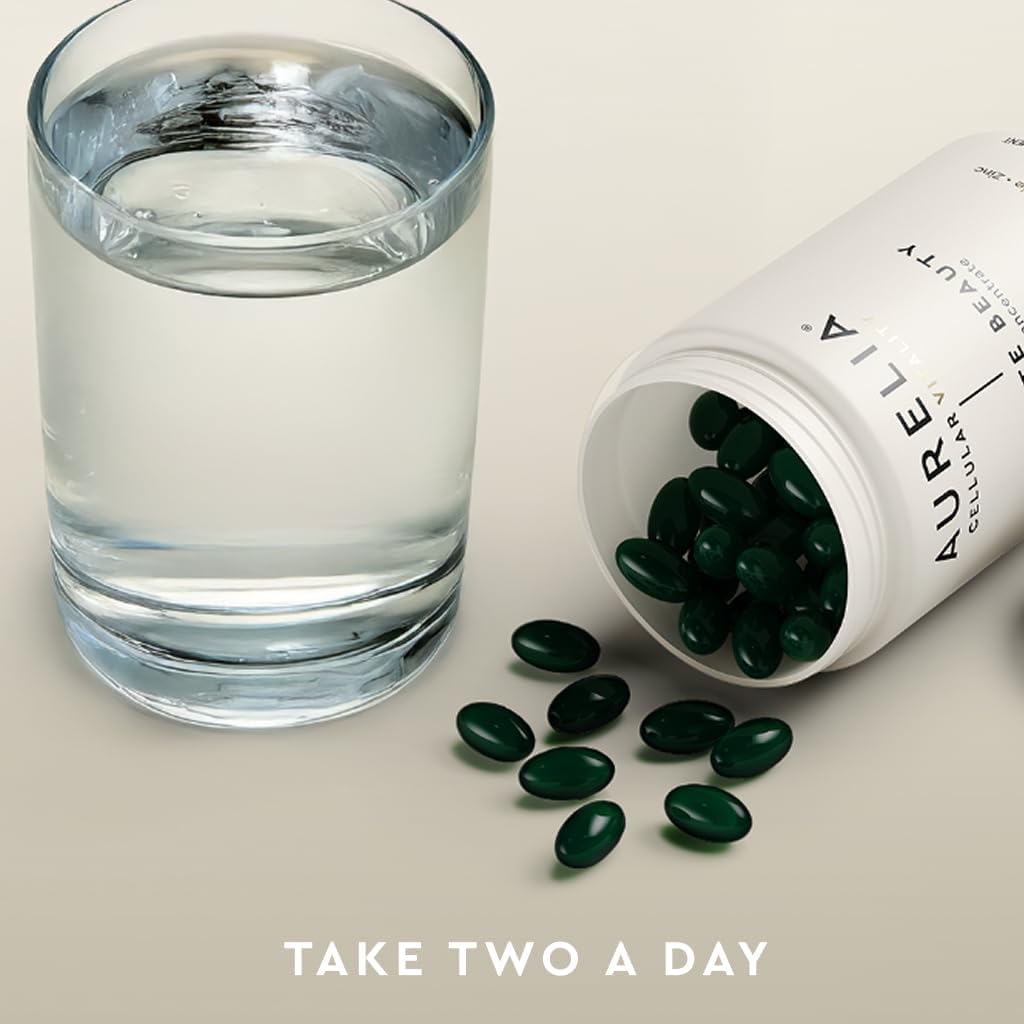 AURELIA Absolute Beauty - Advanced Cellular Anti-Aging Supplement | Boost Skin Moisture with Zinc & Retinol