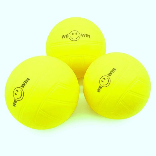 Aolowewin Glow in The Dark Spike Replacement Balls, Roundnet Game Balls - Play at Night, Light Up for 20~30 Minutes (3X Glow Balls)