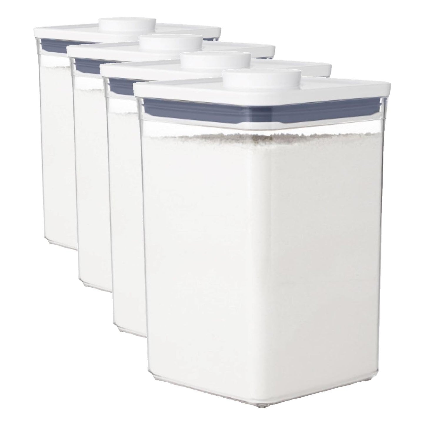 OXO Good Grips POP Container - Airtight Food Storage - Small Square Tall 2.3 Qt Ideal for spaghetti, linguini and lasagna