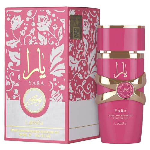 Lattafa Yara Candy for Women Eau de Parfum Spray, 3.4 Ounce (PACK OF 2)
