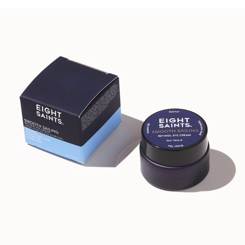 Eight Saints Retinol Eye Cream - Natural & Organic Formula for Smoother Skin Tone | 0.5 Ounces