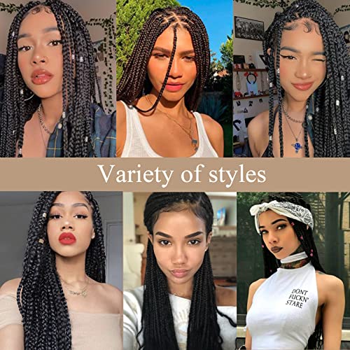 Pre-Stretched Braiding Hair Ombre Rainbow Braiding Hair Extensions 26 Inch 6 packs Hot Water Setting Professional Soft Yaki Synthetic Crochet Braids（Rainbow Color）