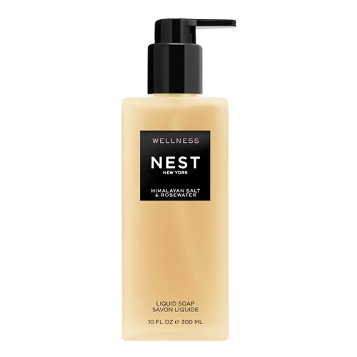 NEST New York Liquid Soap - Himalayan Salt & Rosewater, Nourishing Formula - 10 fl oz, Gluten Free & Cruelty Free