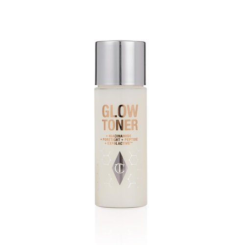 Charlotte Tilbury Glow Face Toner - Exfoliating Toner for Oily Skin - Hydrates, Reduces Pores & Plumps Skin - Rose & Lemon Scented