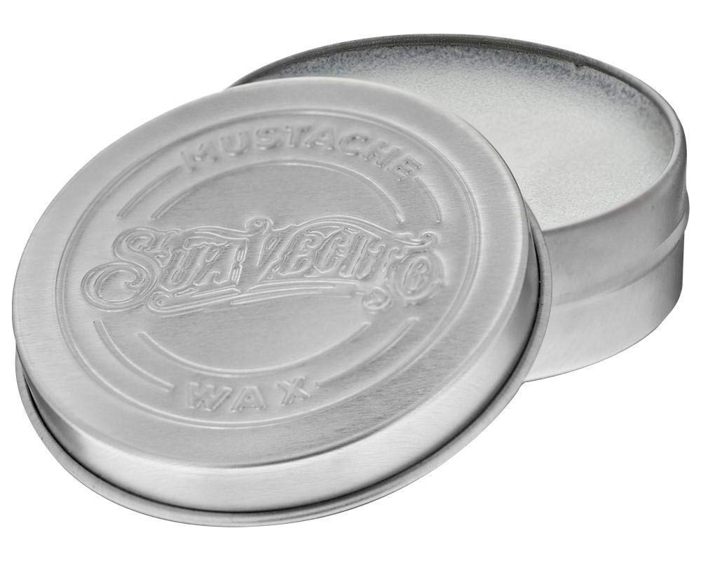 Suavecito Mustache Wax - Original Scent, All-Day Hold, 1.5 oz Portable Tin for Grooming & Styling