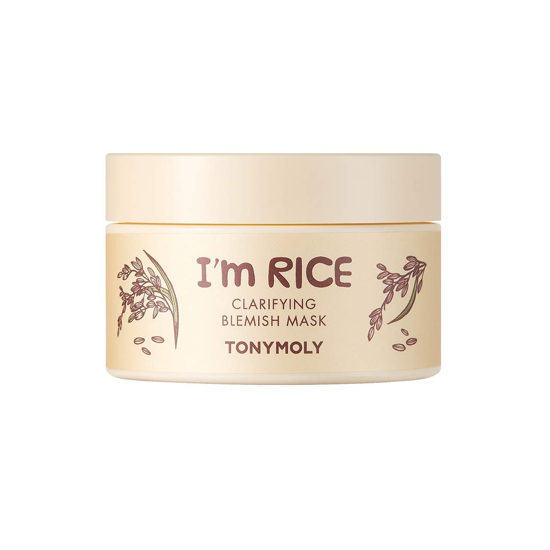 TONYMOLY I'm Rice Clarifying Clay Mask - Detoxify & Soothe Irritated Skin | 100ml