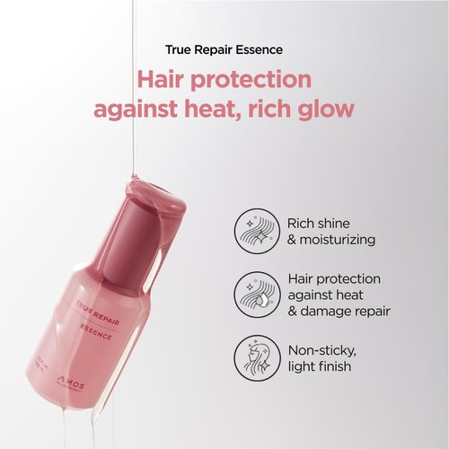 AMOS PROFESSIONAL True Repair Hair Oil - Heat Protectant for Smooth, Soft, Anti-Frizz Hair | 3.3 fl. oz.