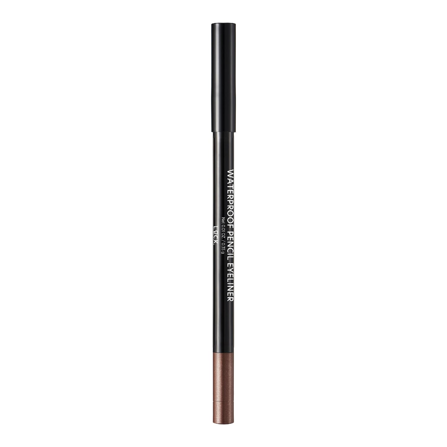 L.O.C.K. Color it Waterproof Pencil Eyeliner [ 02 Pearl Brown ], Long-Lasting Waterproof & Smudge-Proof Eyeliner, K beauty korean makeup eye line stick Net. 0.018 oz. / 0.5 g Shimmery Shadow