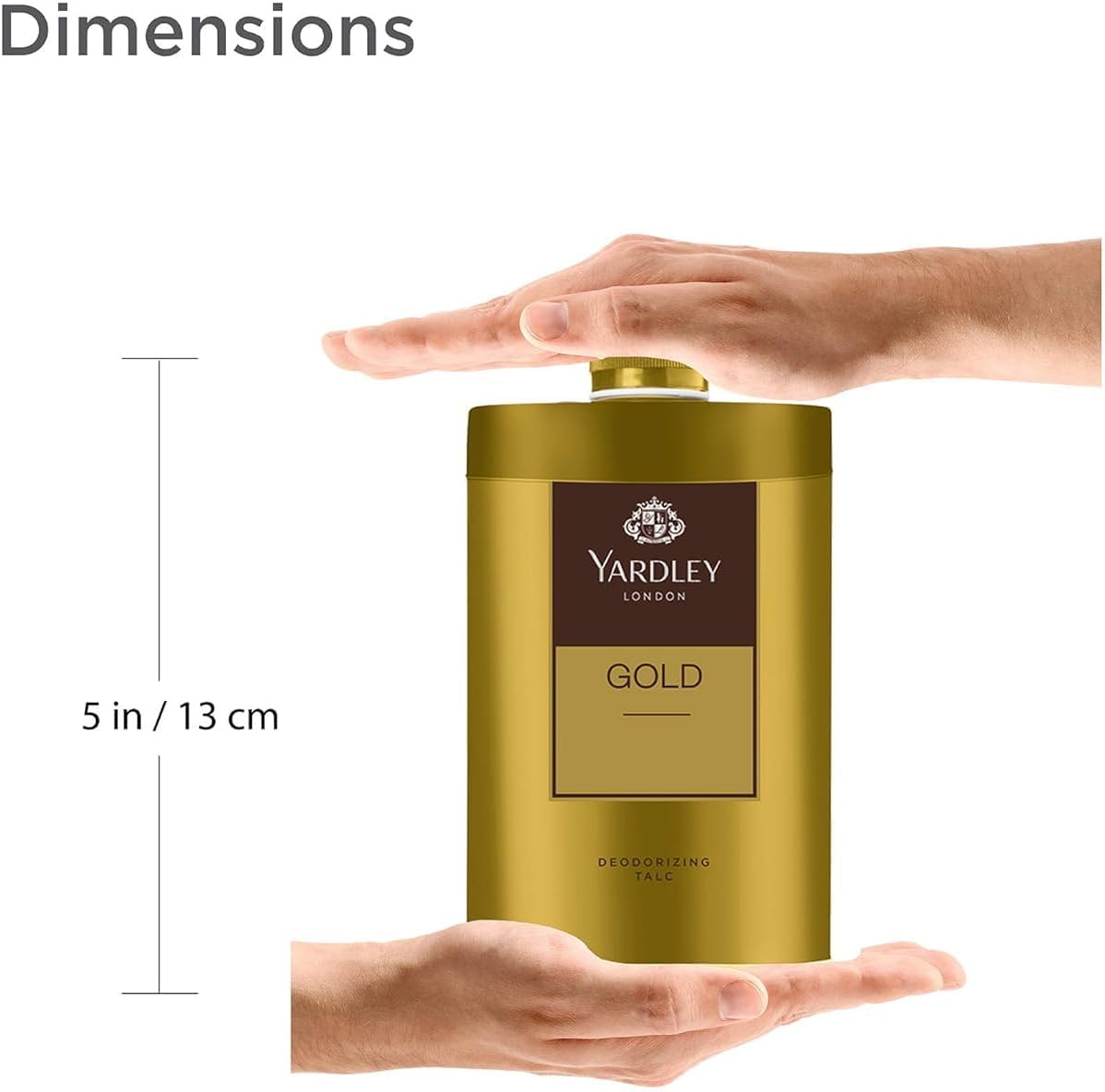 Yardley London Gold Talcum Powder for Men - Deodorizing Formula | 100g Size