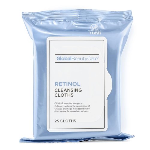 Retinol Makeup Cleansing Cloth Wipes, 4-pk (100 Wipes) (Regular)