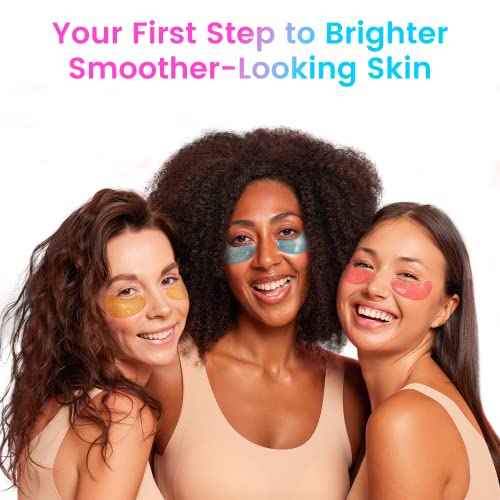 Under Eye Patches (24 Pairs) - Eye Gel Pads for Wrinkles, Puffy Eyes, Dark Circles, Eye Bags, Natural Collagen Eye Gels Pads, Under Eye Mask Patches for Refreshing, Revitalizing