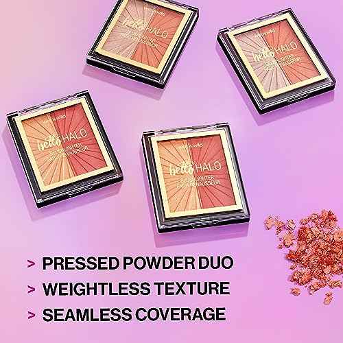 Wet n Wild MegaGlo Blushlighter, Blendable Blush & Highlighter Set, Shimmery Metallic Finish, Highlight Bling