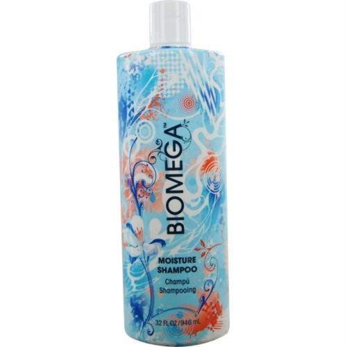 BIOMEGA Moisture Shampoo - Hydrating Formula for Fuller Volume with Omega-Rich Moisturizers & Keratin Amino Acids
