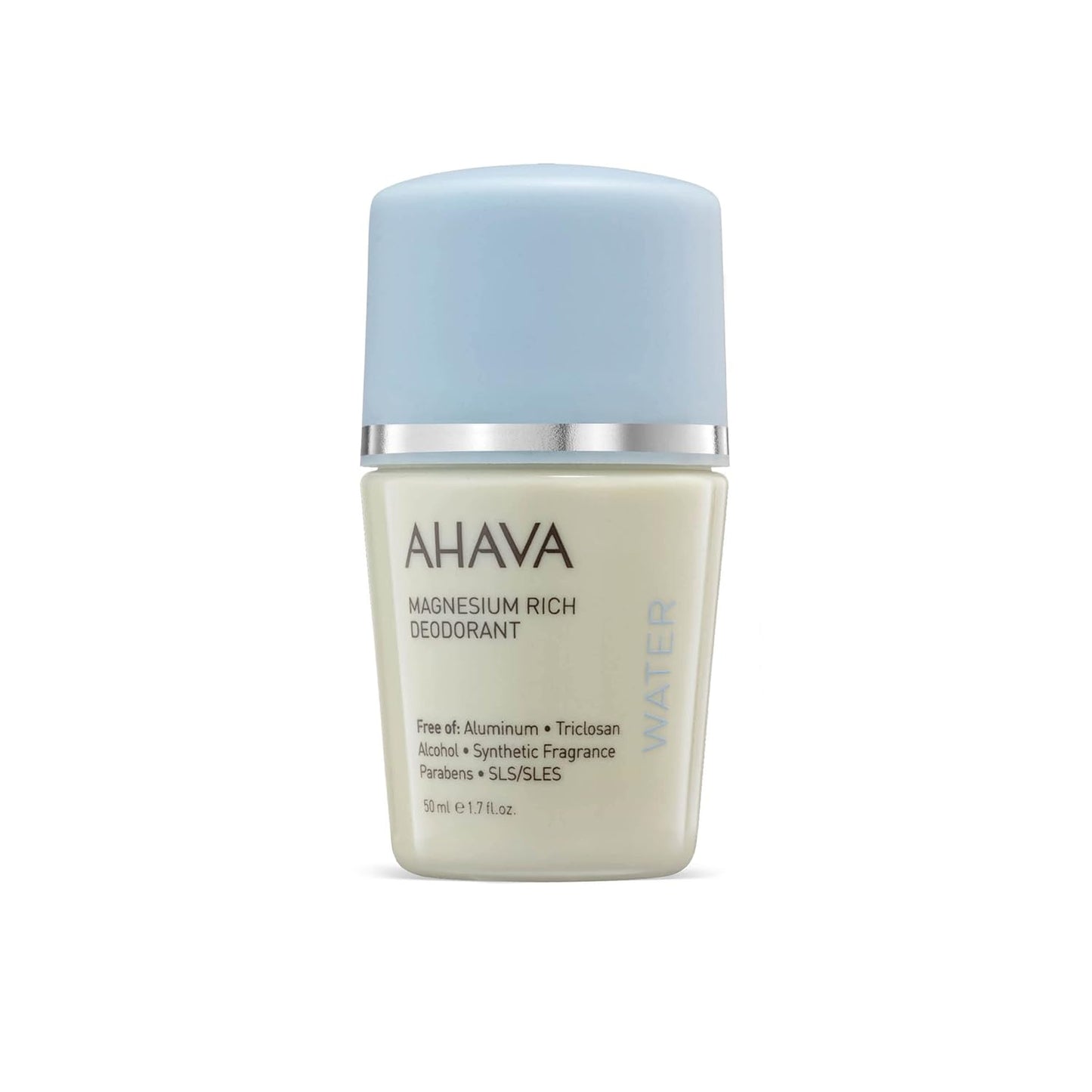 AHAVA Dead Sea Water Deodorant - Magnesium-Rich Formula for Sweat & Odor Control | 1.7 Fl. Oz, Sensitive Skin Friendly