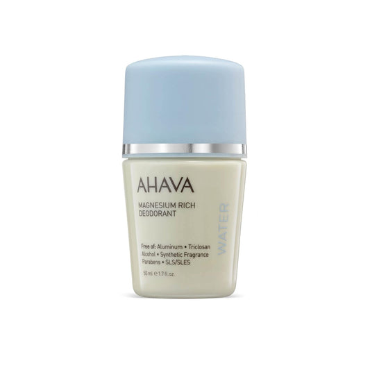 AHAVA Dead Sea Water Deodorant - Magnesium-Rich Formula for Sweat & Odor Control | 1.7 Fl. Oz, Sensitive Skin Friendly