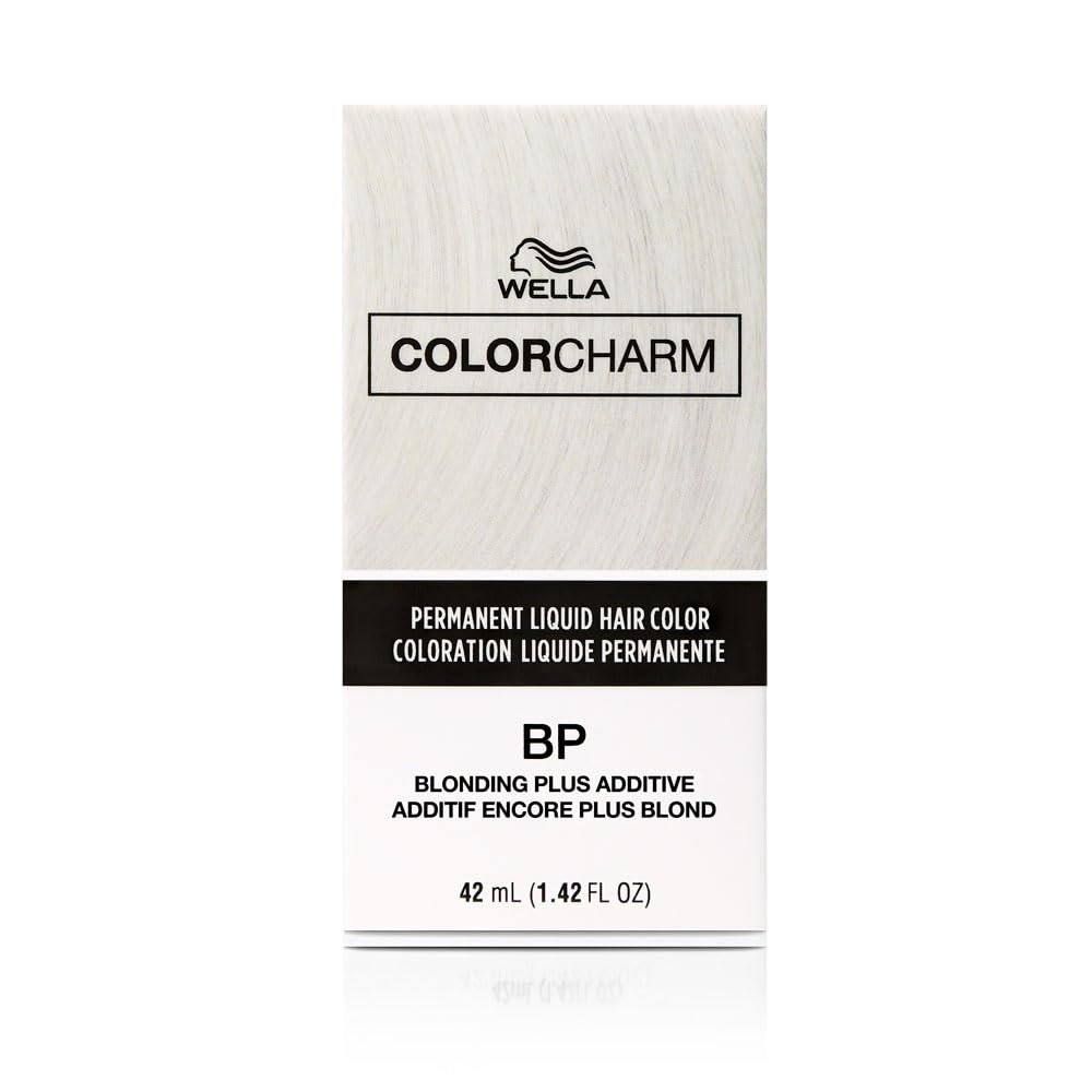 COLORCHARM Permanent Liquid Hair Color - Blonding Plus Additive for Up to 100% Gray Coverage | 1.42 Fl Oz