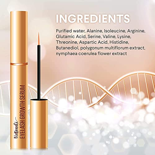 VieBeauti Eyebrow Growth Serum: Eyebrow Serum to Grow Brows with Advanced Formula to Boost Longer Fuller and Thicker Looking Eyebrows 3mL