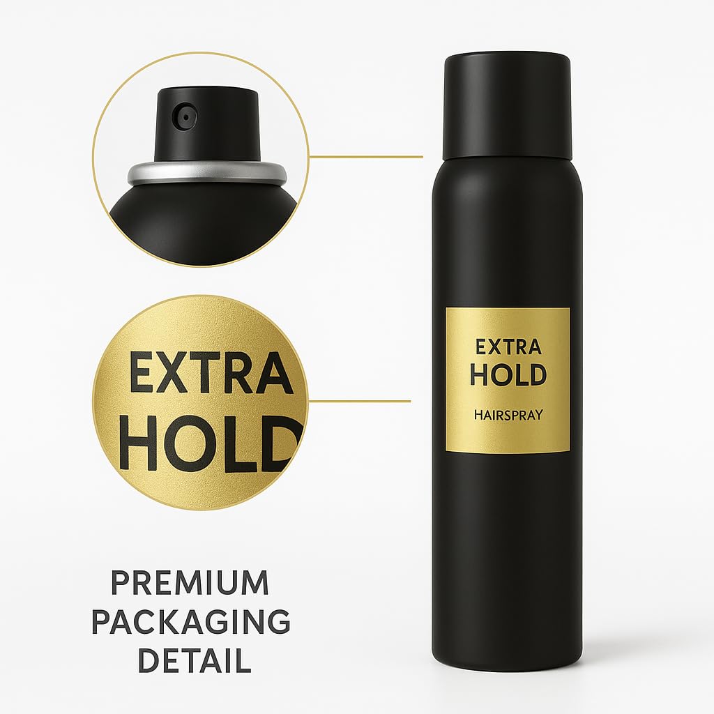 Skiennix Extra Hold Hair Spray - Long-Lasting Control & Frizz Management | Fast-Dry Formula, 11 oz