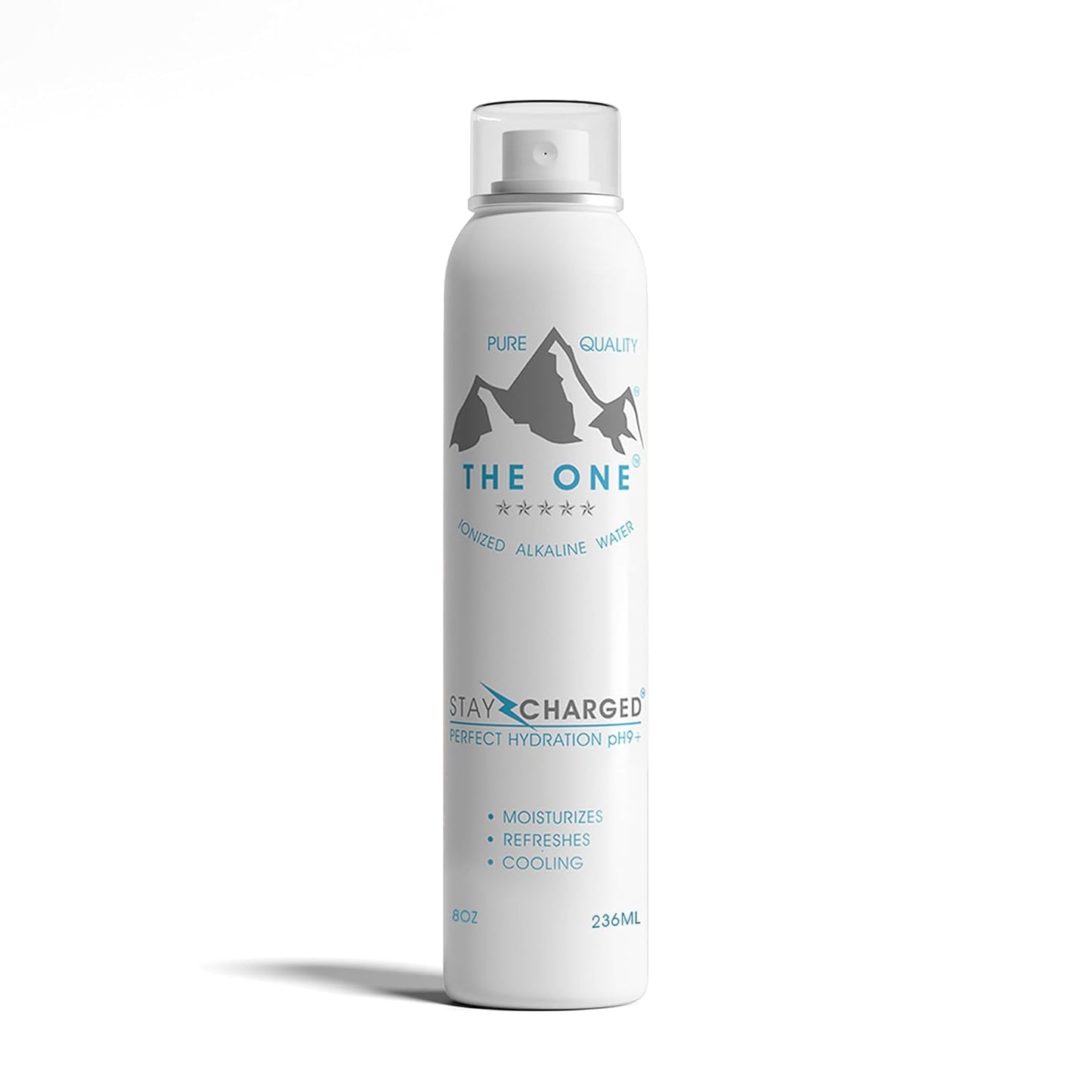 THE ONE Ionized Alkaline Water - Pure Hydration Mist | Refreshing Alkaline pH for Face & Body
