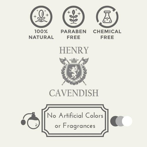 Henry Cavendish Sandalwood Shave Soap - All-Natural Moisturizing Shaving Puck with Shea Butter & Coconut Oil | 4 Oz Refill