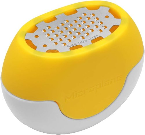 Microplane Flexi Zester - Handheld Citrus Zester for Effortless Zesting | Bright Yellow Color