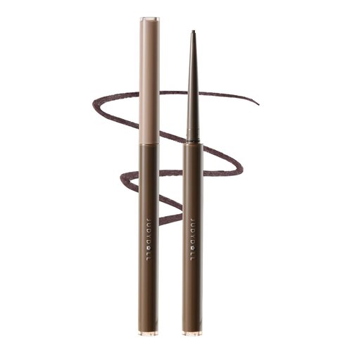 JUDYDOLL Ultrafine Eyeliner Gel Pencil - Smudge-Proof, Water-Resistant, Smooth Glide Formula | 01 Black Brown