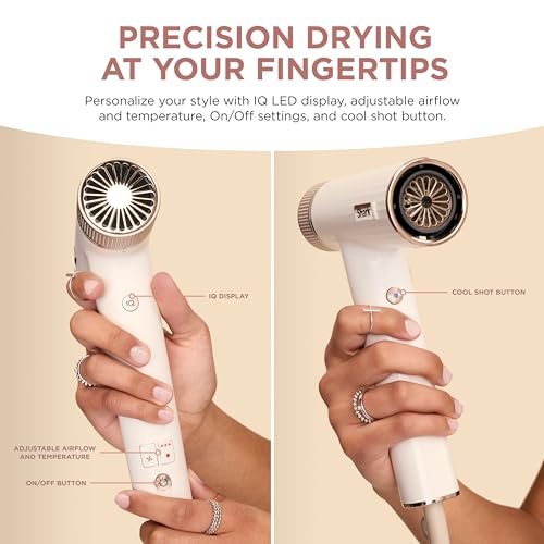 Shark SpeedStyle Essential High-Velocity Dryer with Concentrator, Lightweight, Ionic, No Heat Damage, Best for Straight and Wavy Hair, Silk HD301