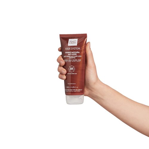 Martiderm Anti-Hair Loss Shampoo - Anti-Aging Formula for Thicker Hair | 200ml