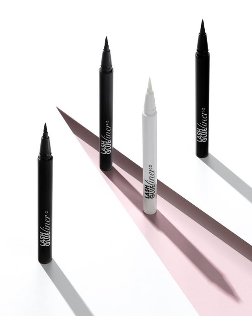 KISS Lash Glueliner - 2-in-1 Felt-Tip Eyeliner and Lash Adhesive | Long-Lasting Wear, Pack of 2