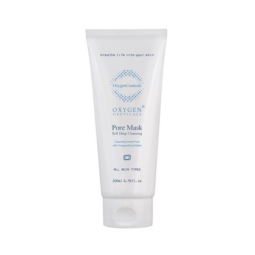 OxygenCeuticals Pore Mask - Deep Cleansing Foaming Face Wash with Stearic Acid & Lavender Oil | 6.7 fl. oz (200ml)