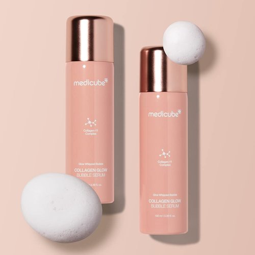 Medicube Collagen Glow Bubble Serum - Fast-Absorbing Formula for 24-Hour Glow & Lifted Look | 3.38 fl. oz.