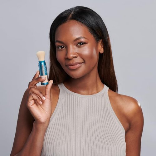 Colorescience Brush-On Sunscreen | Mineral Powder for Sensitive Skin - SPF 50 Protection