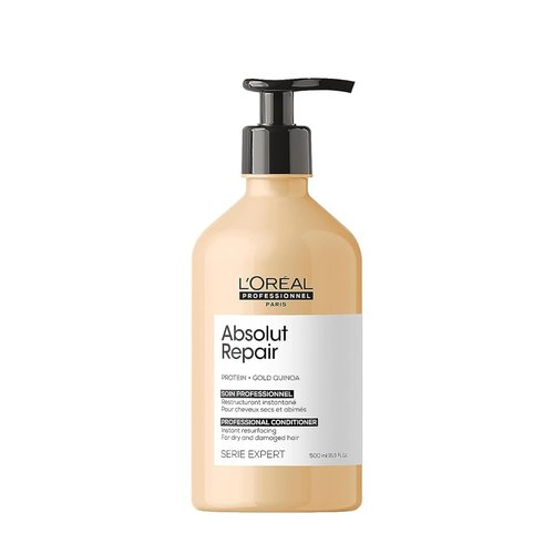 L'Oréal Professionnel Paris Absolut Repair Conditioner - Nourishing Protein Treatment for Dry, Damaged Hair | Restores Shine & Strength