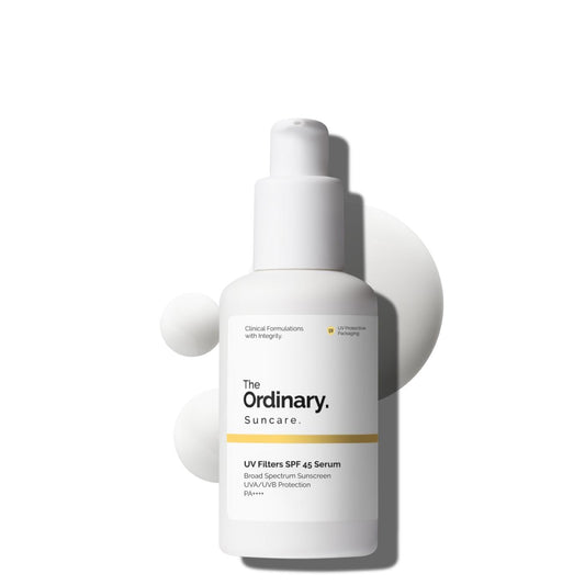The Ordinary UV Filters SPF 45 Serum - Lightweight Hydrating Sunscreen for Face | Broad-Spectrum UVA/UVB Protection, 2 Fl Oz