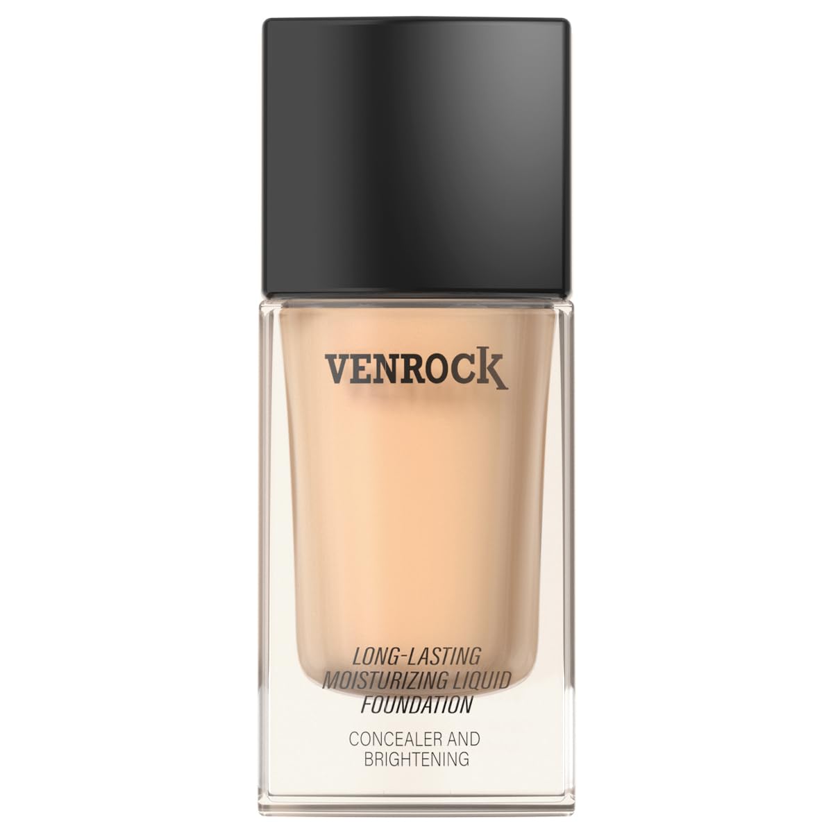 VENROCK 24HR Long-Lasting Liquid Foundation - Radiant, Waterproof & Oil-Control | Ivory White, 30ml